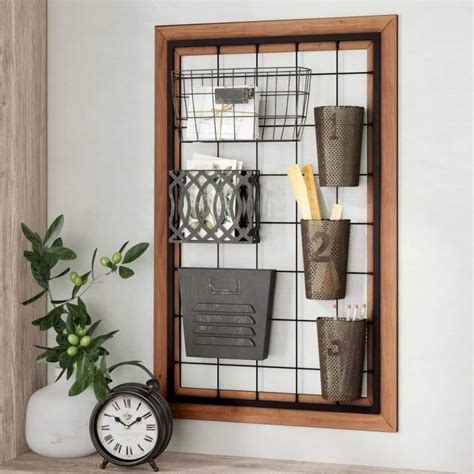 metal wall organizers for office